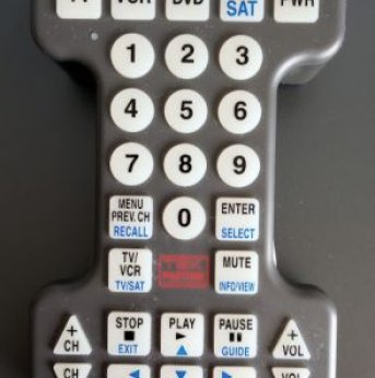 Large-Button I-Shaped remote